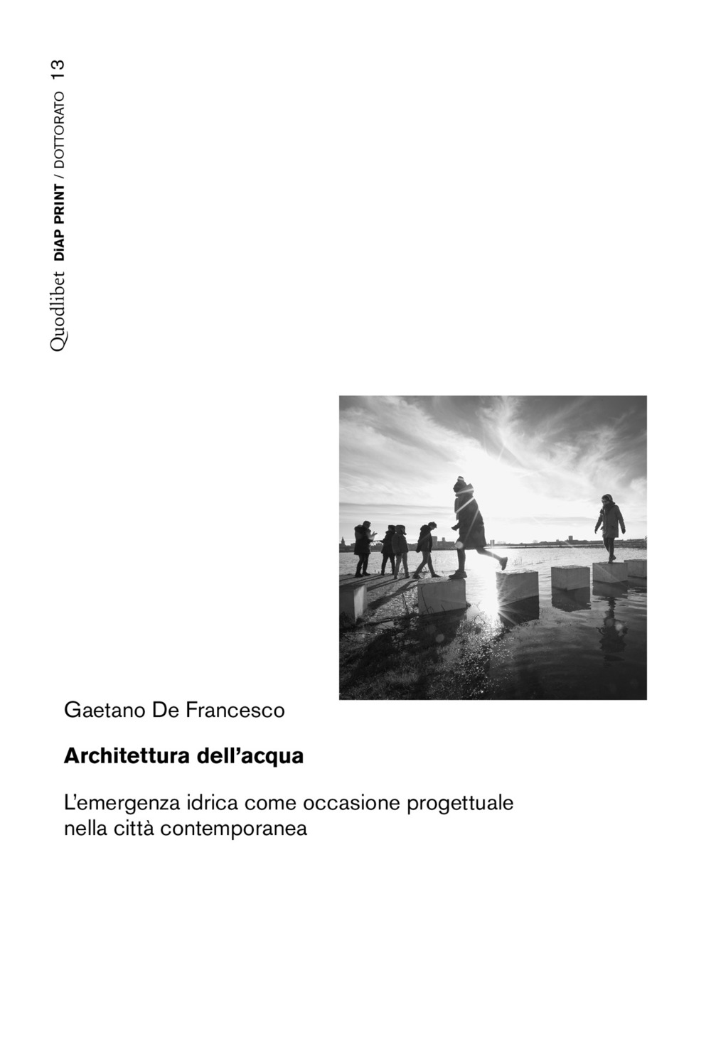 Libro Architettura dell'acqua. L'emergenza idrica come occasione progettuale nella città contemporanea di Gaetano De Francesco - ean 9788822905345 - Quodlibet