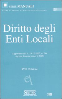 Libro Diritto degli enti locali di  - ean 9788824461283 - Edizioni Giuridiche Simone