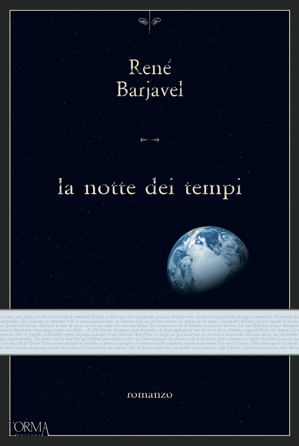 Libro notte dei tempi di René Barjavel - ean 9788831312301 - L'orma