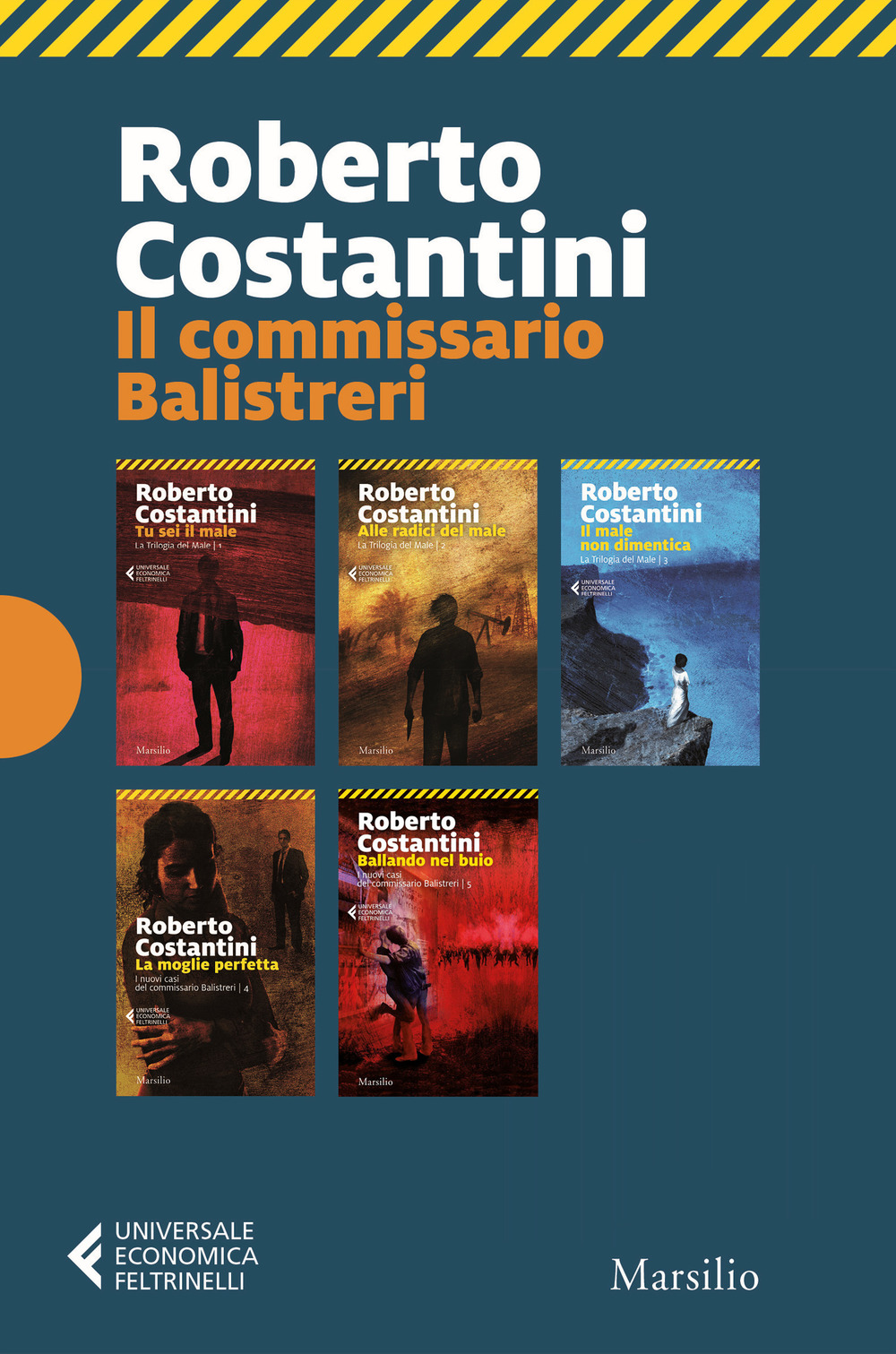 Libro commissario Balistreri: Tu sei il male-Alle radici del male-Il male non dimentica-La moglie perfetta-Ballando nel buio-Da molto lontano di Roberto Costantini - ean 9788831744416 - Marsilio