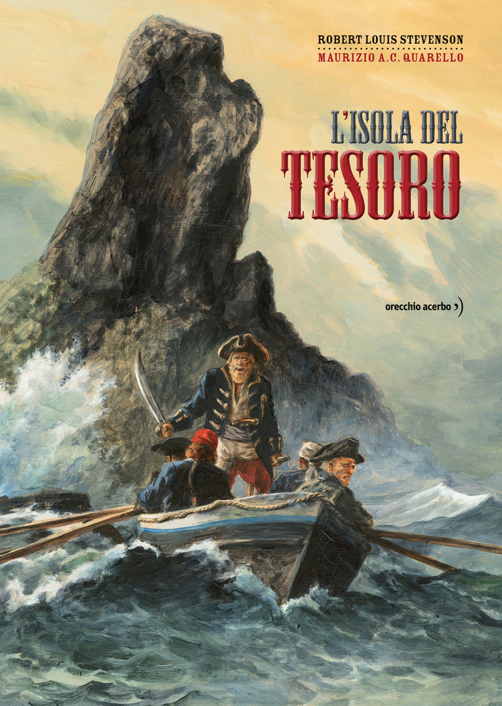 Libro isola del tesoro di Robert Louis Stevenson - ean 9788832070743 - Orecchio Acerbo