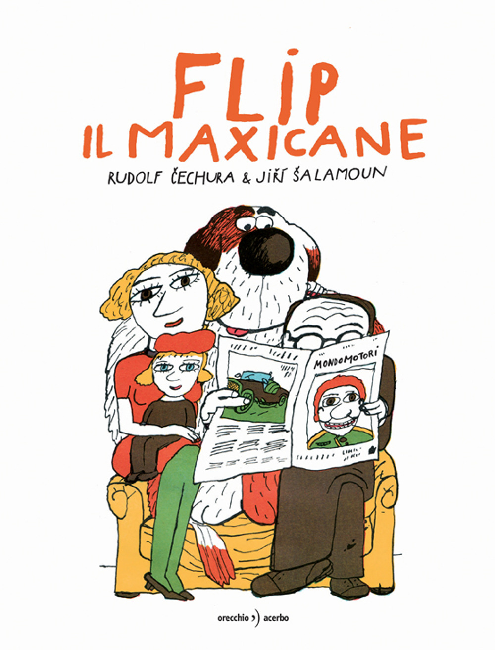 Libro Flip il maxicane di Rudolf Čechura - ean 9788832070897 - Orecchio Acerbo