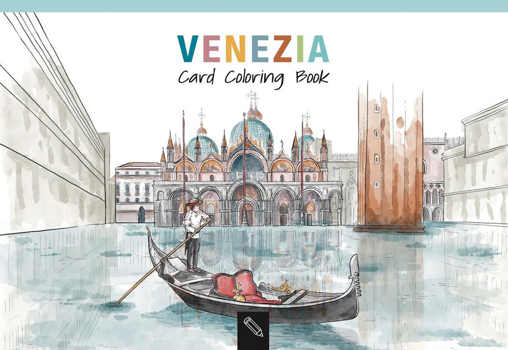 Libro Venezia. Card coloring book. Ediz. italiana e inglese di Angelica Bardi - ean 9788832142365 - Toscana Book