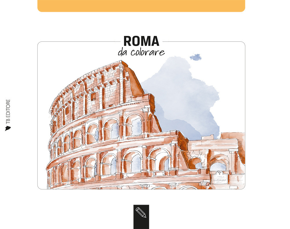 Libro Roma da colorare-Rome coloring book di Angelica Bardi - ean 9788832142402 - Toscana Book