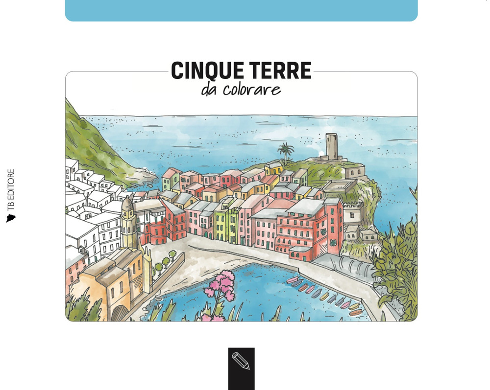 Libro Cinque Terre da colorare-Cinque Terre coloring book di Angelica Bardi - ean 9788832142624 - Toscana Book