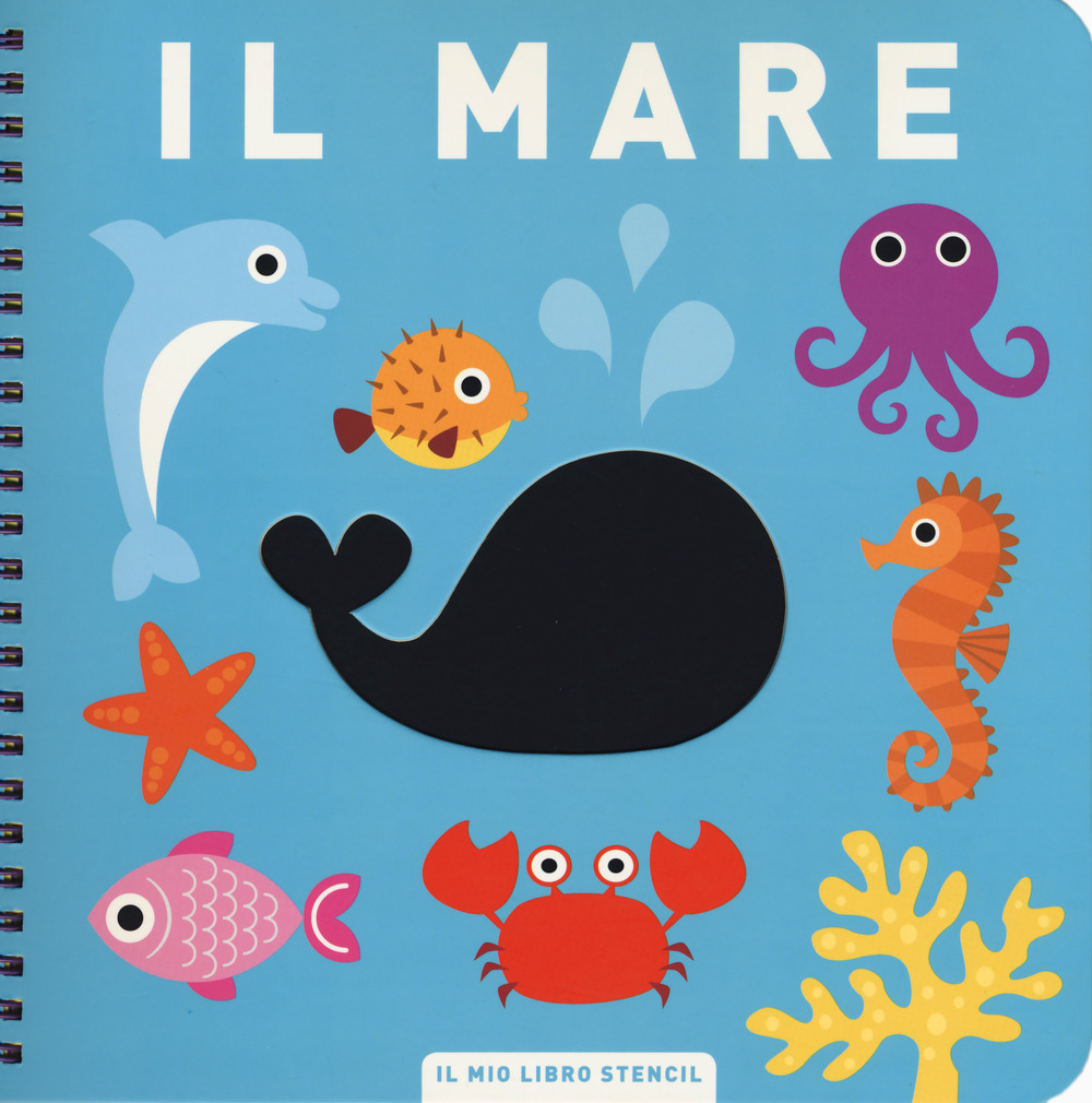 Libro mare. Il mio primo libro stencil di  - ean 9788832770339 - Librido Gallucci