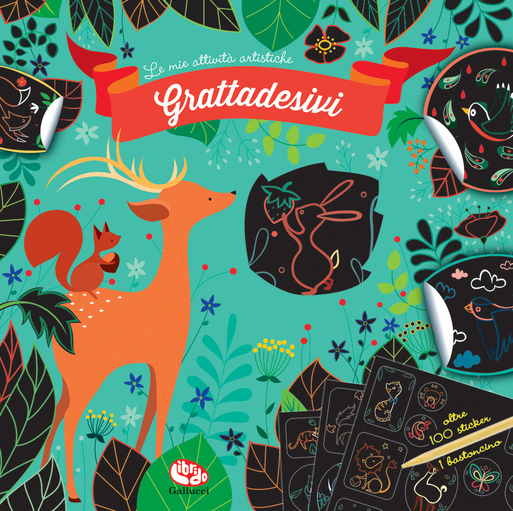 Libro Grattadesivi. Le mie attività artistiche di Alice De Page - ean 9788832772135 - Librido Gallucci