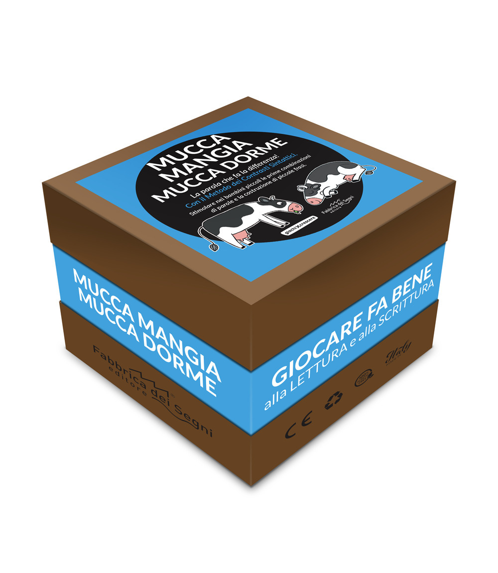 Libro Mucca mangia mucca dorme. La parola che fa la differenza! di Jenny Rio - ean 9788832861358 - Fabbrica dei Segni