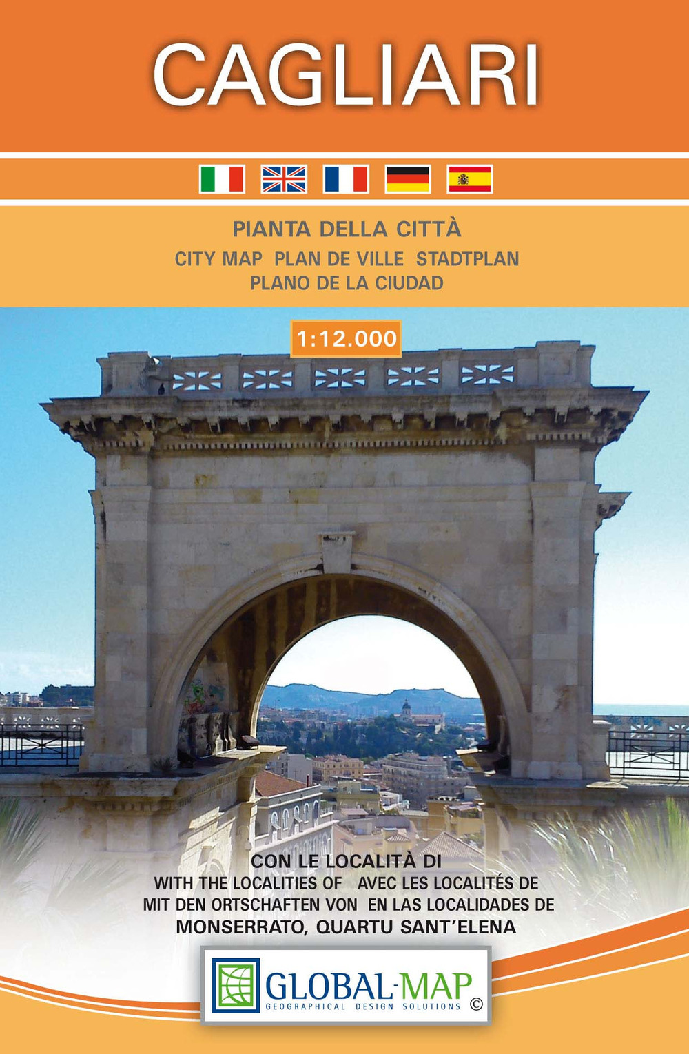 Libro Cagliari. Pianta della città 1:12.000 di  - ean 9788833033105 - Global Map