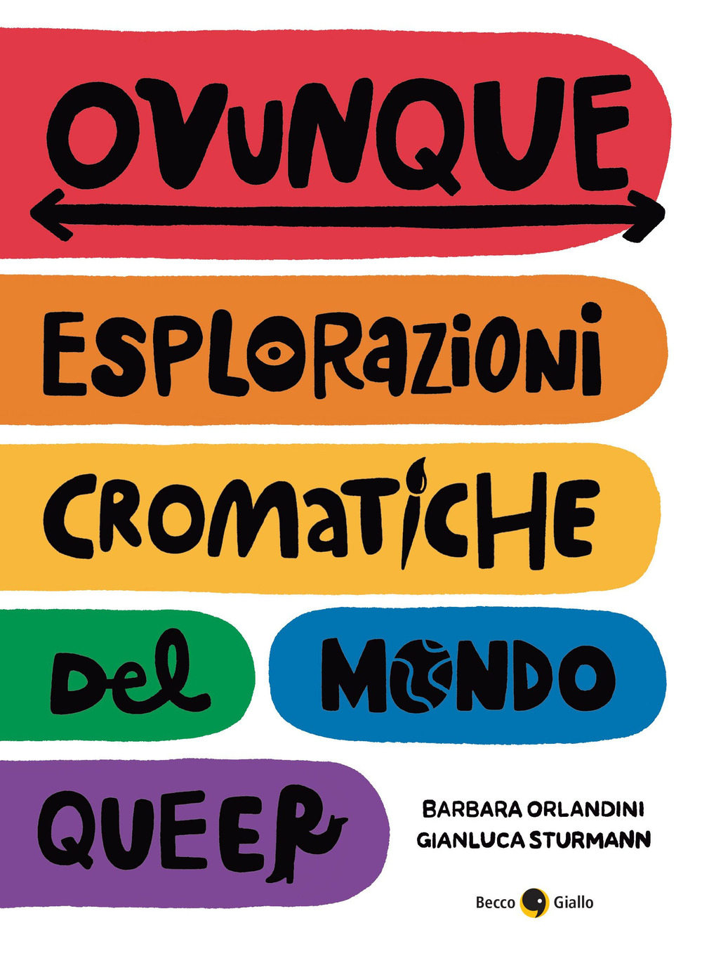 Libro Ovunque. Esplorazioni cromatiche del mondo queer di Barbara Orlandini; Gianluca Sturmann - ean 9788833142111 - Becco Giallo