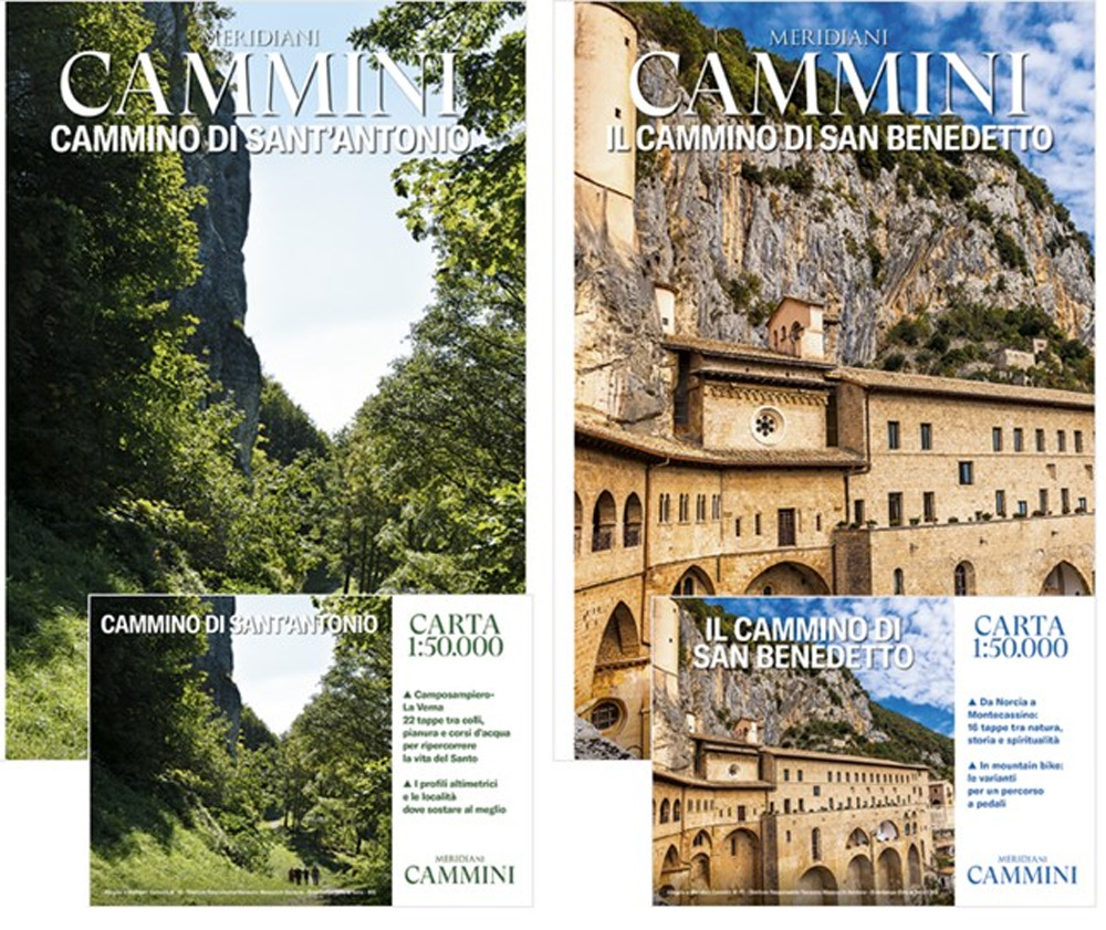 Libro cammino di Sant'Antonio-Il cammino di San Benedetto di  - ean 9788833333021 - Editoriale Domus