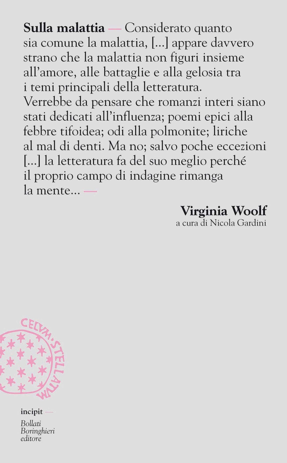 Libro Sulla malattia di Virginia Woolf - ean 9788833916781 - Bollati Boringhieri