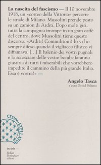 Libro nascita del fascismo di Angelo Tasca - ean 9788833916842 - Bollati Boringhieri