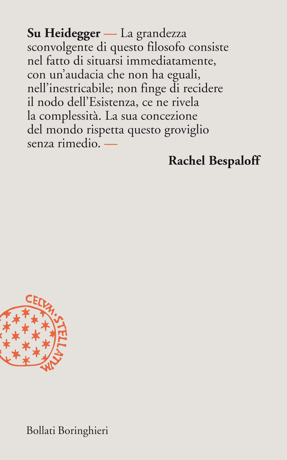 Libro Su Heidegger di Rachel Bespaloff - ean 9788833921037 - Bollati Boringhieri