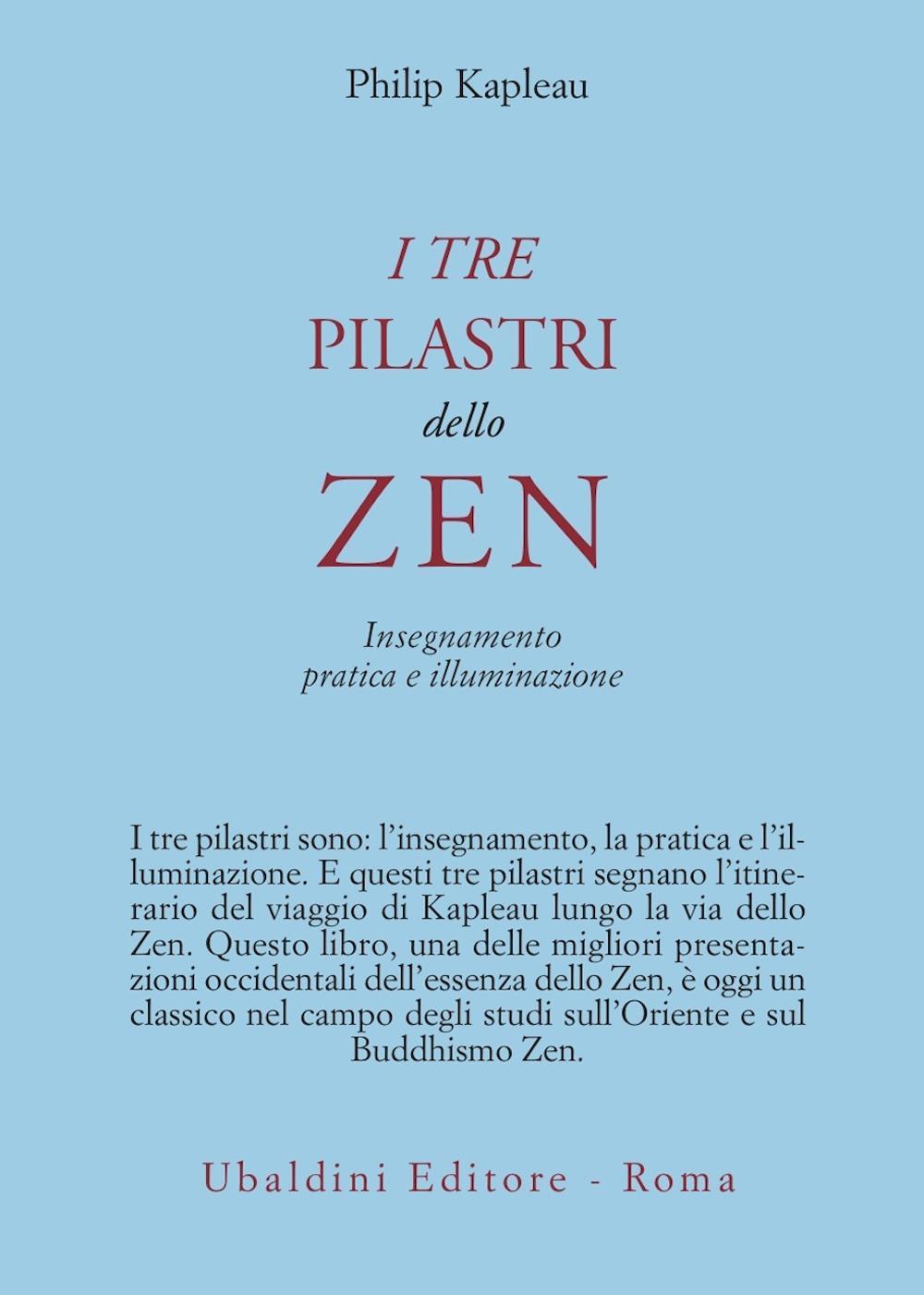 Libro tre pilastri dello zen. Insegnamento