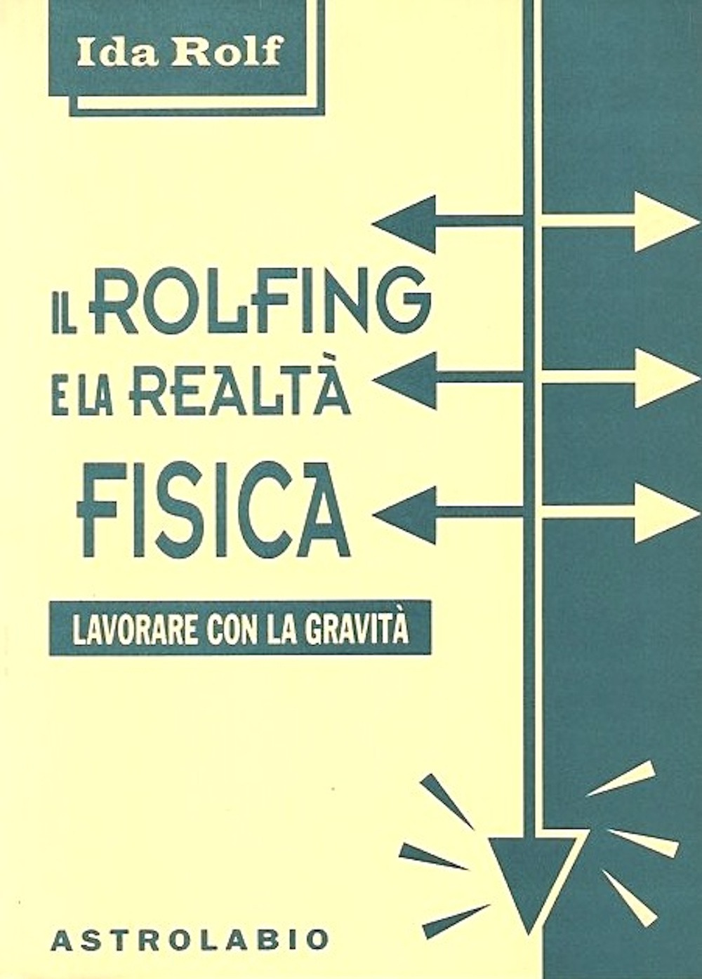Libro rolfing e la realtà fisica. Lavorare con la gravità di Ida P. Rolf - ean 9788834012024 - Astrolabio Ubaldini