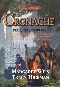 Libro draghi del crepuscolo d'autunno-I draghi della notte d'inverno-I draghi dell'alba di primavera. Le cronache. Trilogia completa. DragonLance di Margaret Weis; Tracy Hickman - ean 9788834416952 - Armenia