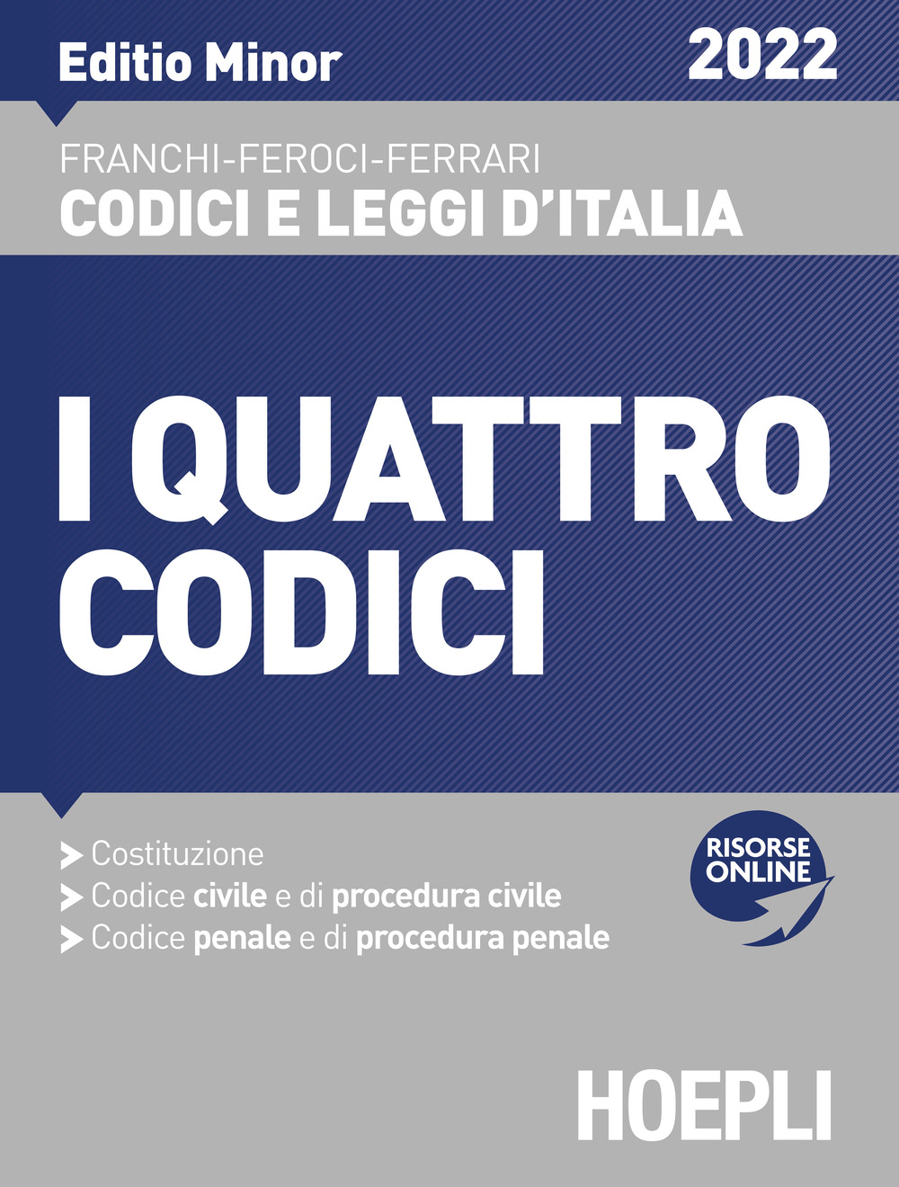 Libro quattro codici. Editio minor 2022 di  - ean 9788836009046 - Hoepli