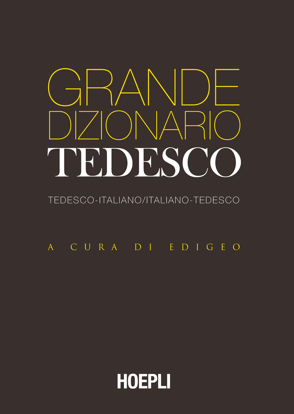 Libro Grande dizionario tedesco. Tedesco-Italiano Italiano-Tedesco di  - ean 9788836010455 - Hoepli
