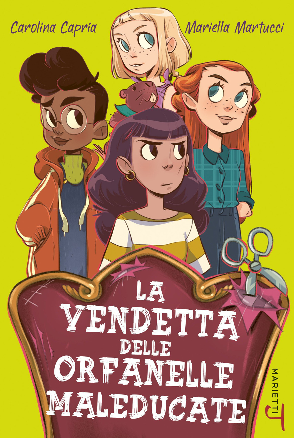 Libro vendetta delle orfanelle maleducate di Carolina Capria; Mariella Martucci - ean 9788836140015 - Marietti Junior