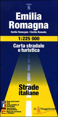 Libro Emilia Romagna 1:225.000 di  - ean 9788836537761 - Touring Il Viaggiatore