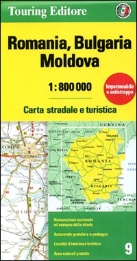 Libro Romania. Bulgaria. Moldavia 1:800.000. Carta stradale e turistica di  - ean 9788836545735 - Touring
