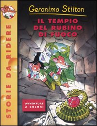 Libro tempio del rubino di fuoco di Geronimo Stilton - ean 9788838455599 - Piemme