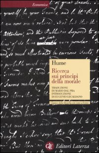 Libro Ricerca sui principi della morale. Testo inglese a fronte di David Hume - ean 9788842051640 - Laterza