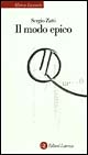 Libro modo epico di Sergio Zatti - ean 9788842060284 - Laterza