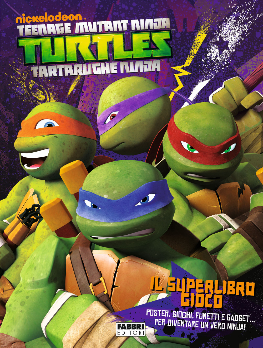 Libro superlibro gioco. Turtles Tartarughe Ninja di  - ean 9788845198618 - Fabbri