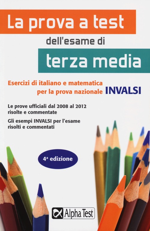 Libro prova a test dell'esame di terza media di  - ean 9788848315487 - Alpha Test
