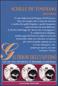 Libro errori dell'universo di Achille De Tommaso - ean 9788849205732 - Gangemi Editore