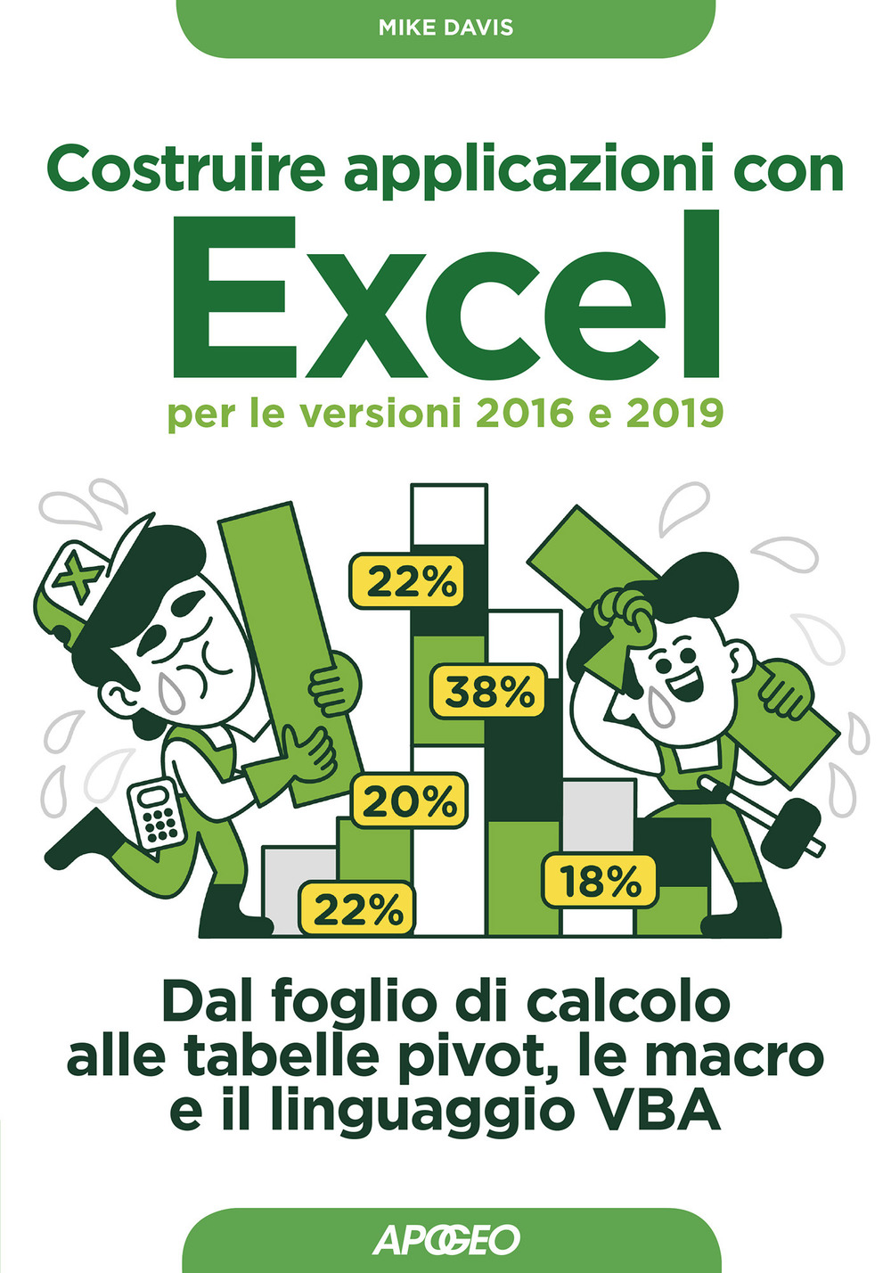 Libro Costruire applicazioni con Excel per le versioni 2016 e 2019. Dal foglio di calcolo alle tabelle pivot