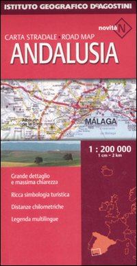 Libro Andalusia 1:200.000 di  - ean 9788851112677 - De Agostini