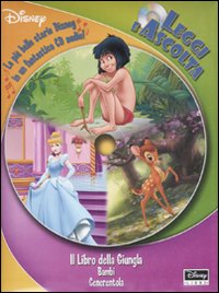 Libro libro della giungla-Bambi-Cenerentola di  - ean 9788852206214 - Disney Libri