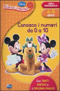 Libro Conosco i numeri da 0 a 10. Con adesivi di  - ean 9788852211058 - Disney Libri