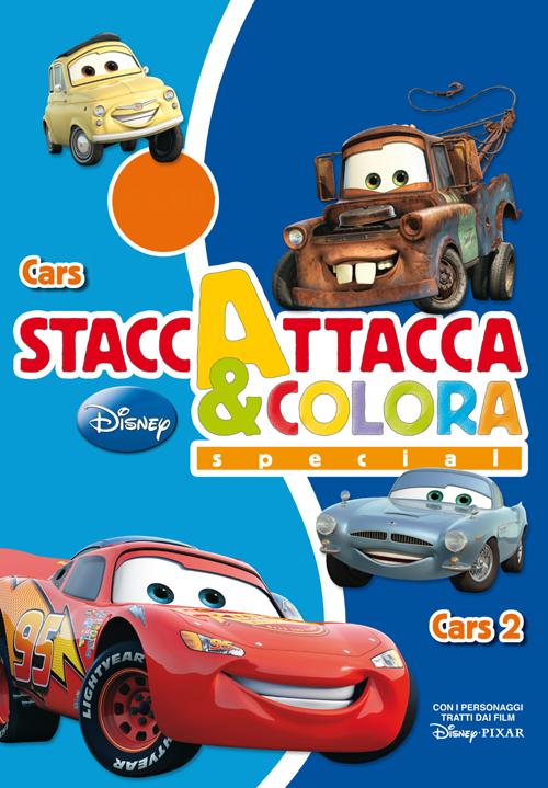 Libro Cars-Cars 2. Staccattacca e colora special. Con adesivi di  - ean 9788852215391 - Disney Libri