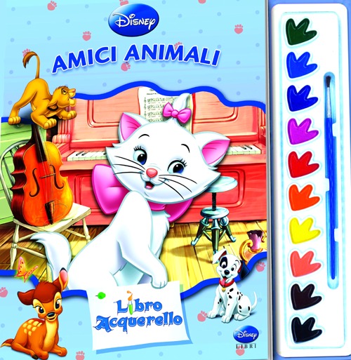 Libro Amici animali. Libro acquerello di  - ean 9788852216206 - Disney Libri