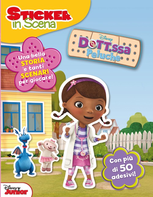 Libro Sticker in scena. Dott.ssa Peluche. Con adesivi di  - ean 9788852216596 - Disney Libri