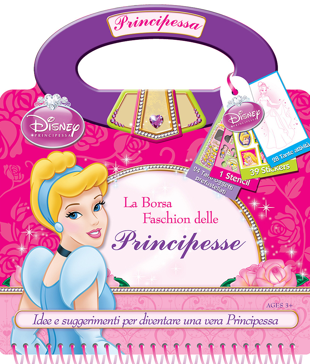 Libro borsa fashion delle principesse. Disney princess. Con adesivi di  - ean 9788852217227 - Disney Libri