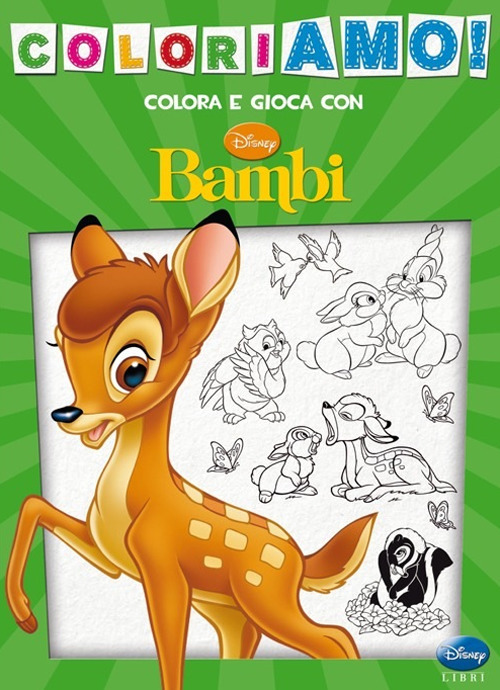 Libro Bambi. Coloriamo! di  - ean 9788852217654 - Disney Libri