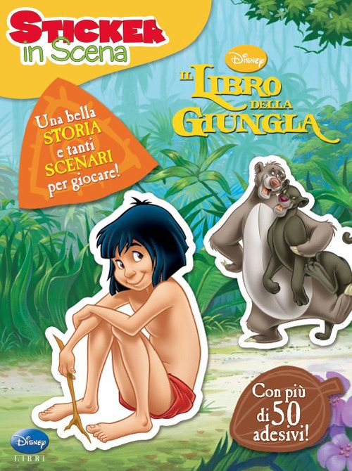 Libro libro della giungla. Sticker in scena. Con adesivi di  - ean 9788852217678 - Disney Libri