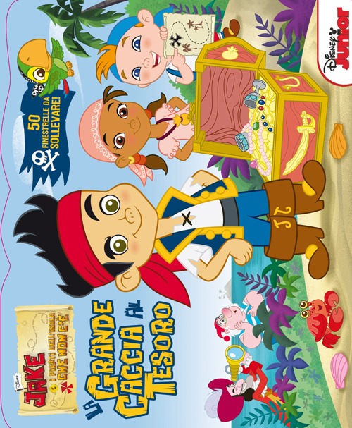 Libro grande caccia al tesoro. Jake e i pirati dell'isola che non c'è di  - ean 9788852217777 - Disney Libri