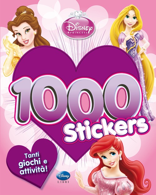 Libro Principesse. 1000 stickers. Con adesivi di  - ean 9788852217869 - Disney Libri