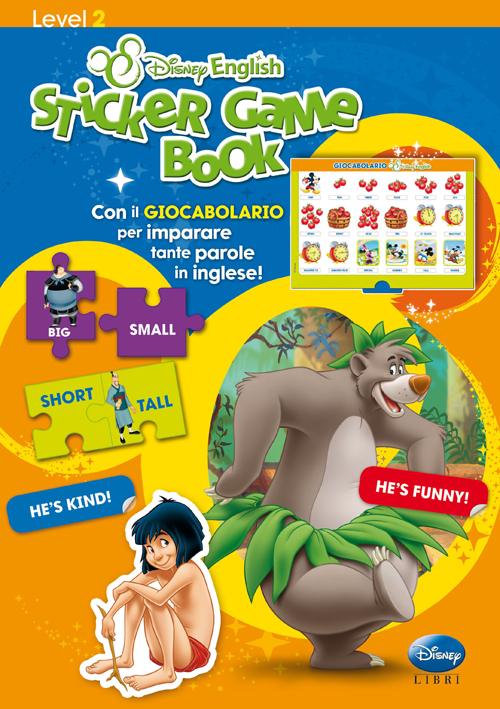 Libro Sticker game book. Level 2. Con adesivi di Jessica Jacobs - ean 9788852218347 - Disney Libri