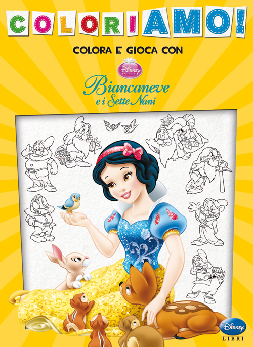 Libro Biancaneve e i Sette nani. Coloriamo! di  - ean 9788852218484 - Disney Libri