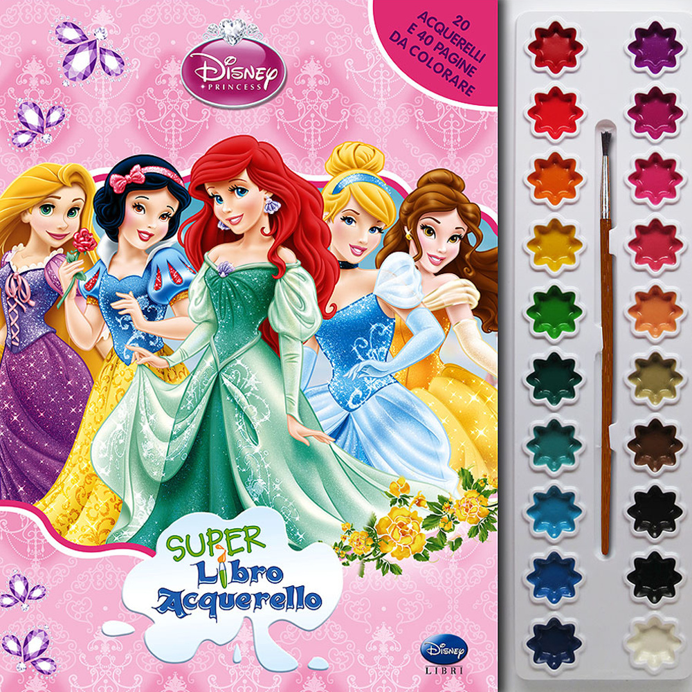 Libro Principesse. Libro acquerello di  - ean 9788852218590 - Disney Libri