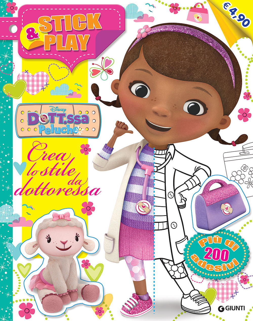 Libro Crea lo stile da dottoressa. Stick & play. Dott.ssa Peluche. Con adesivi di  - ean 9788852219498 - Disney Libri