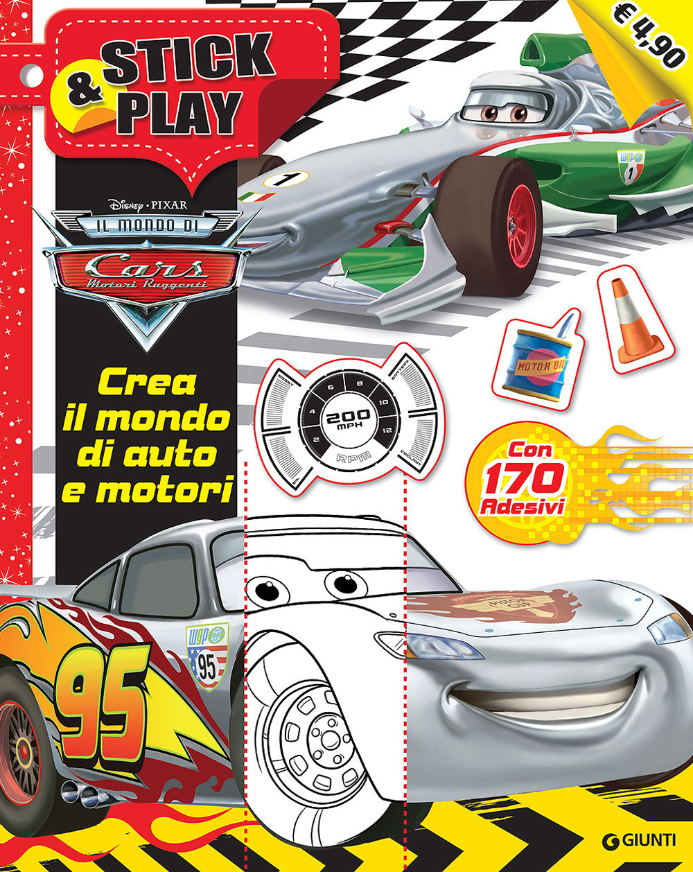 Libro Crea il mondo di auto e motori. Stick & play. Cars. Con adesivi di  - ean 9788852219580 - Disney Libri