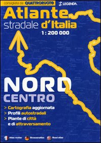 Libro Atlante stradale d'Italia. Nord-Centro 1:200.000 di  - ean 9788853900937 - Legenda
